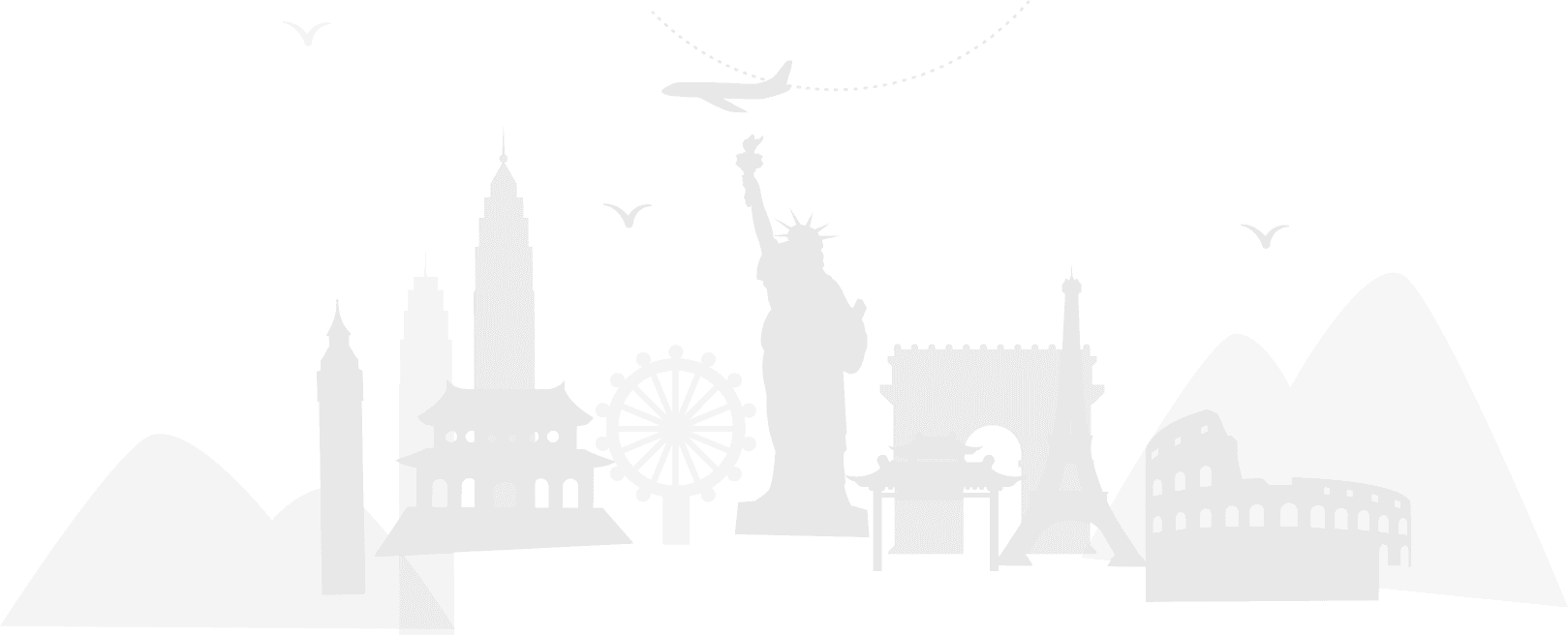 Decorative background shape